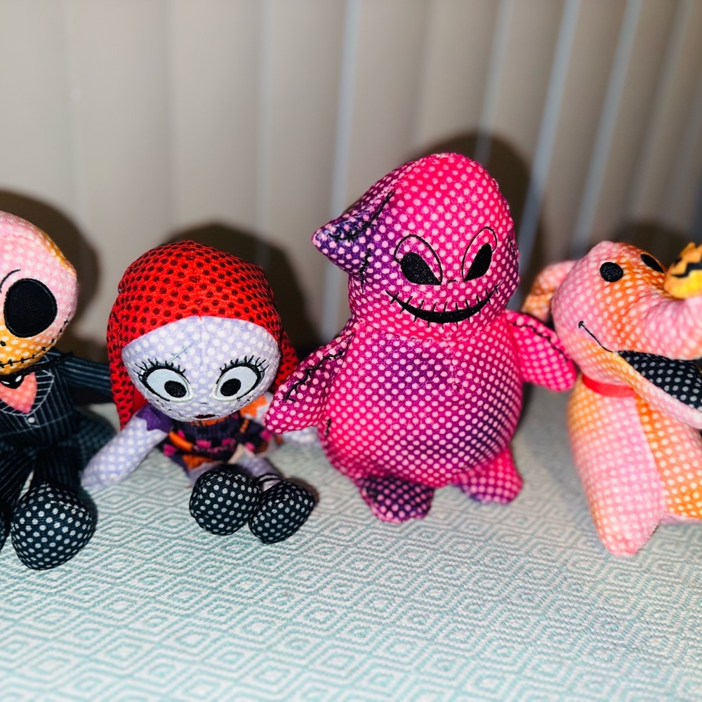 Disney Nightmare Before Christmas Jack Zero Sally Oogie Boogie 8in Plush NWOT